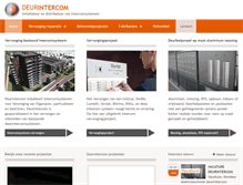 Tablet Screenshot of deur-intercom.nl